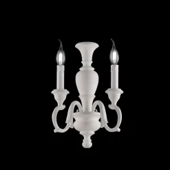 Applique in Legno Finiture Bianco o Avorio Made in Italy - Firenze