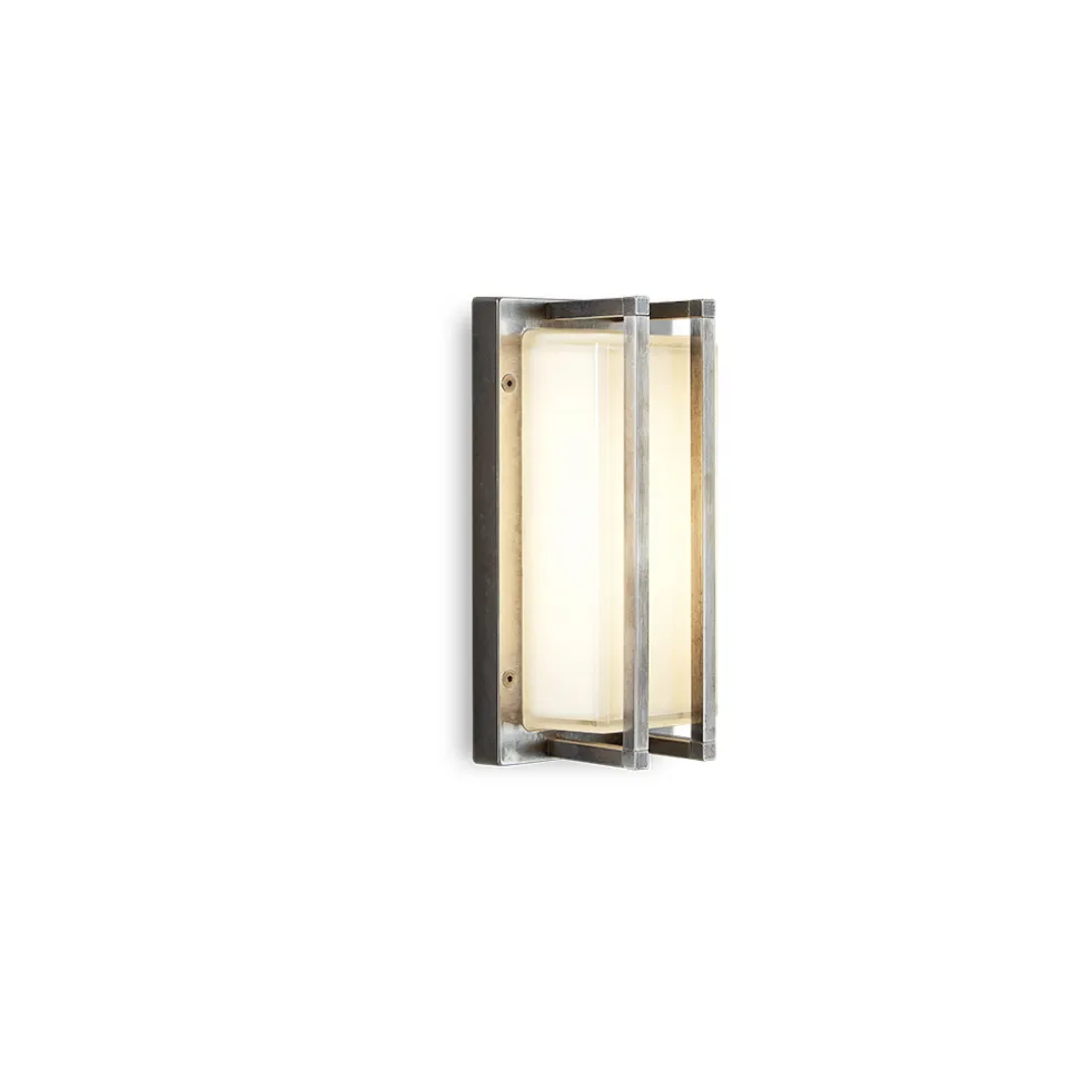 Applique in Ottone Vintage, E27 e Luce d’Atmosfera Made in Italy - Cristallo