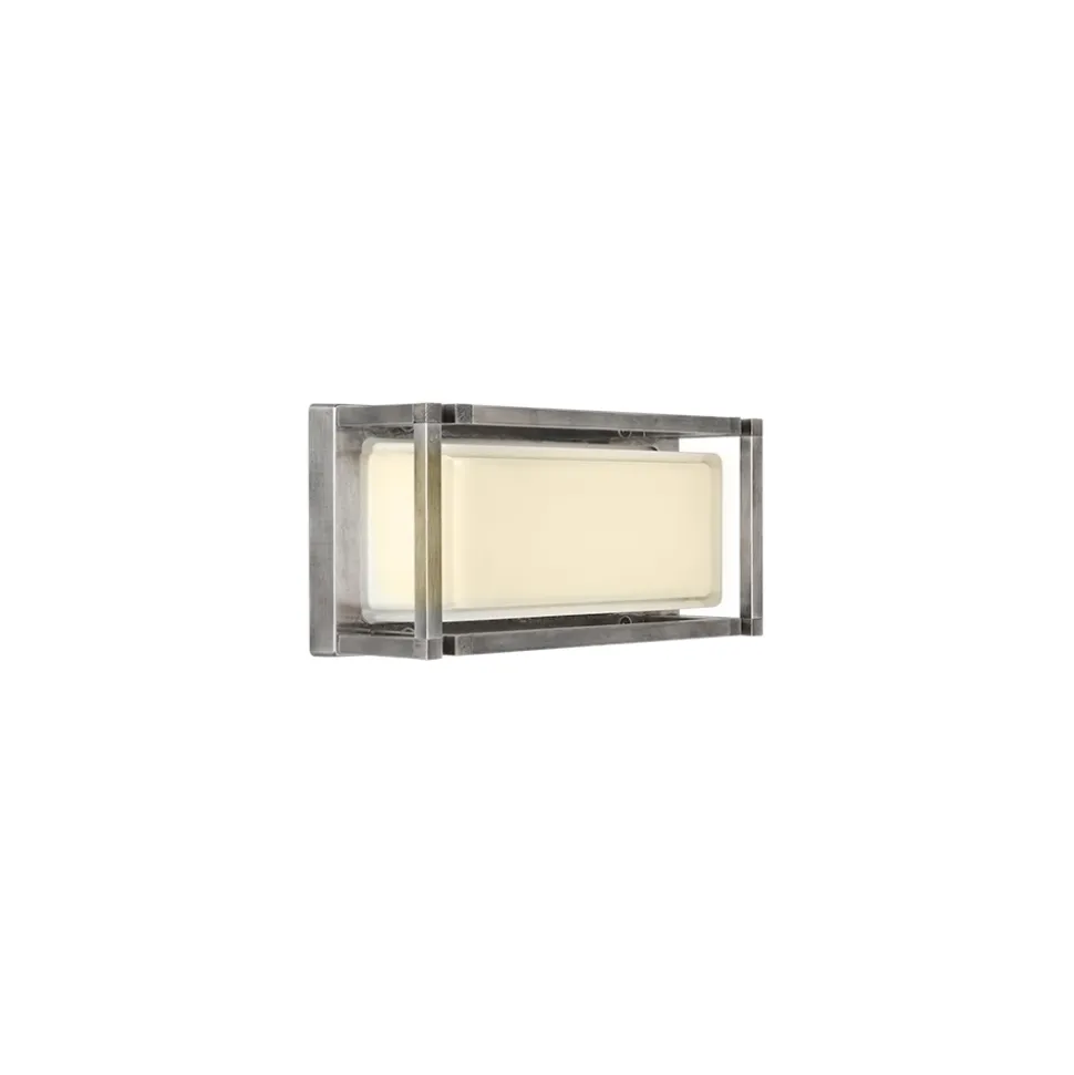 Applique in Ottone Vintage Interamente Realizzata in Italia - Cristallo