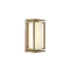 Applique in Ottone Vintage Interamente Realizzata in Italia - Cristallo