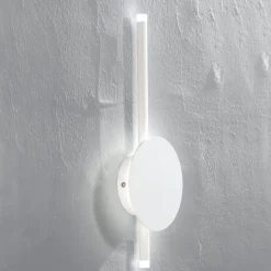 Applique LED di Design Moderno in Metallo Bianco, Nero o Oro - Lancetta