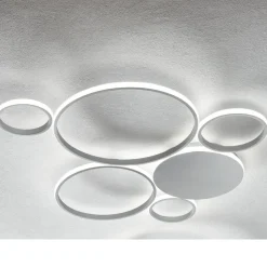 Applique LED Moderna in Metallo Verniciato Finitura Oro o Argento - Punto