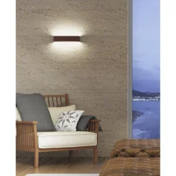 Applique Led per Interni in Alluminio Bianco, Nero o Corten - Renella