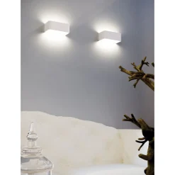 Applique Led per Interni in Alluminio Bianco, Nero o Corten - Renella