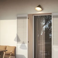 Applique Murale da Esterno in Vetro e Ottone Made in Italy - Pioggia