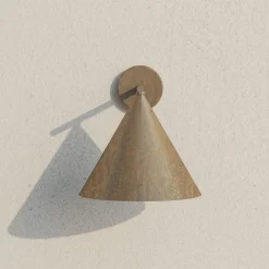 Applique Murale da Esterno in Ottone e Vetro Made in Italy - Pioggia