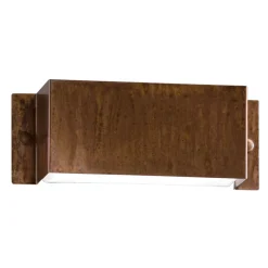 Applique Murale Rettangolare in Rame e LED Made in Italy - Esempio