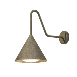 Applique Outdoor in Vetro e Ottone Made in Italy - Pioggia