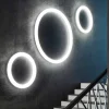 Applique Rotonda a LED Moderna Made in Italy in Polietilene - Slide Giotto