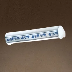 Applique Tubolare 2 Luci in Ceramica Decorata Dipinta a Mano - Trieste