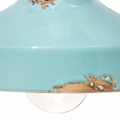 Applique vintage a faretto in ceramica fatta a mano Sandra Ferroluce