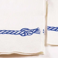 Asciugamano con Stampa Artigianale Artistica in Cotone Pezzo Unico Made in Italy