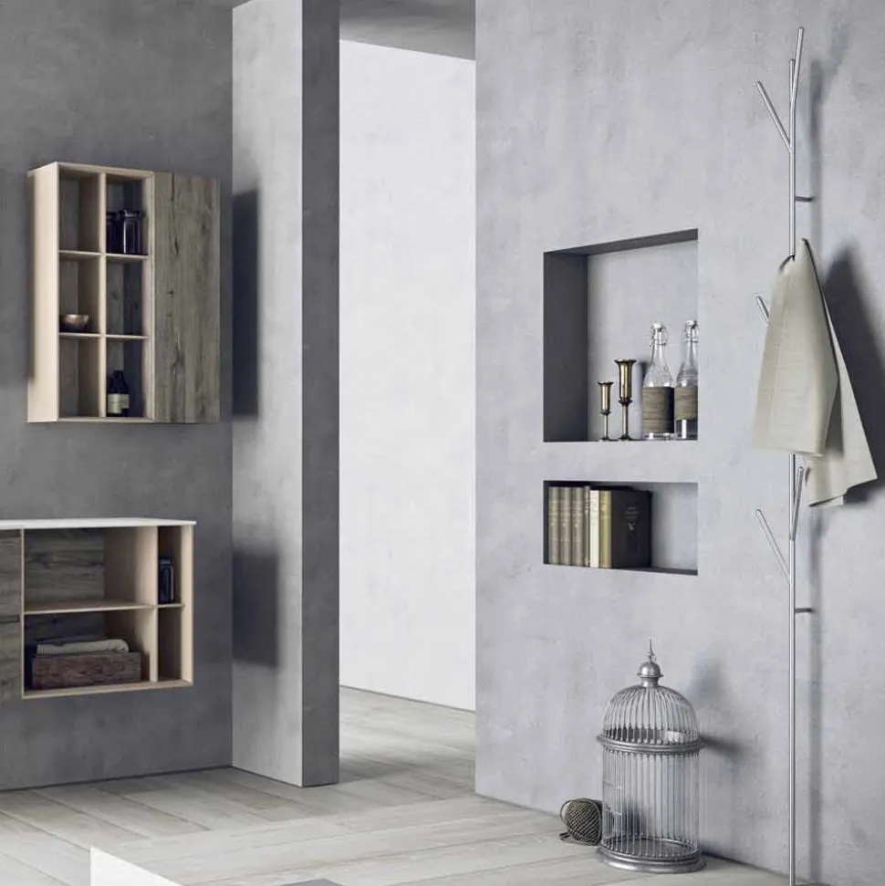 Attaccapanni da Terra di Design Moderno in Metallo Bianco o Cromo - Kottac