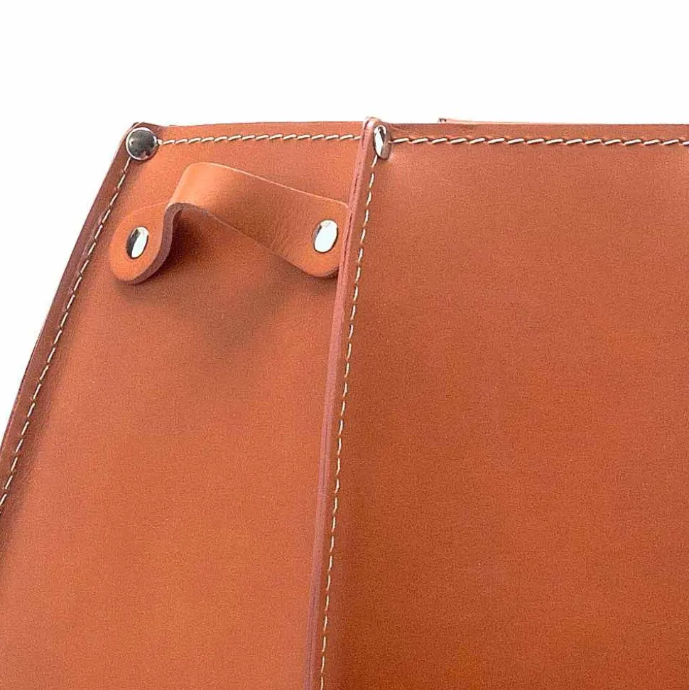 Audrey portaombrelli dal design moderno in cuoio rigenerato, made in Italy