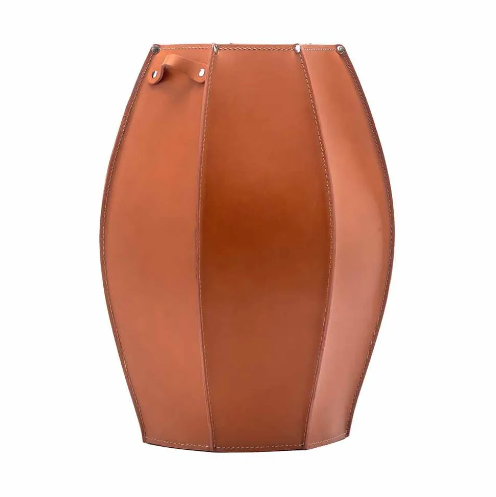 Audrey portaombrelli dal design moderno in cuoio rigenerato, made in Italy
