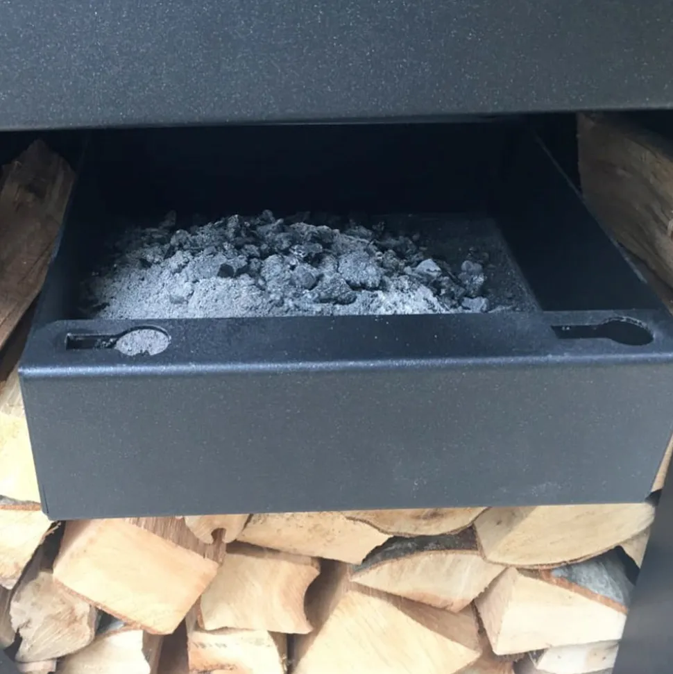 Barbecue a Legna da Giardino con Piano Lavoro e Piastra per Cottura - Giorgione