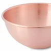 Bastardella in Rame Massiccio Liscio con Manico in Legno 30 cm - Giampiero
