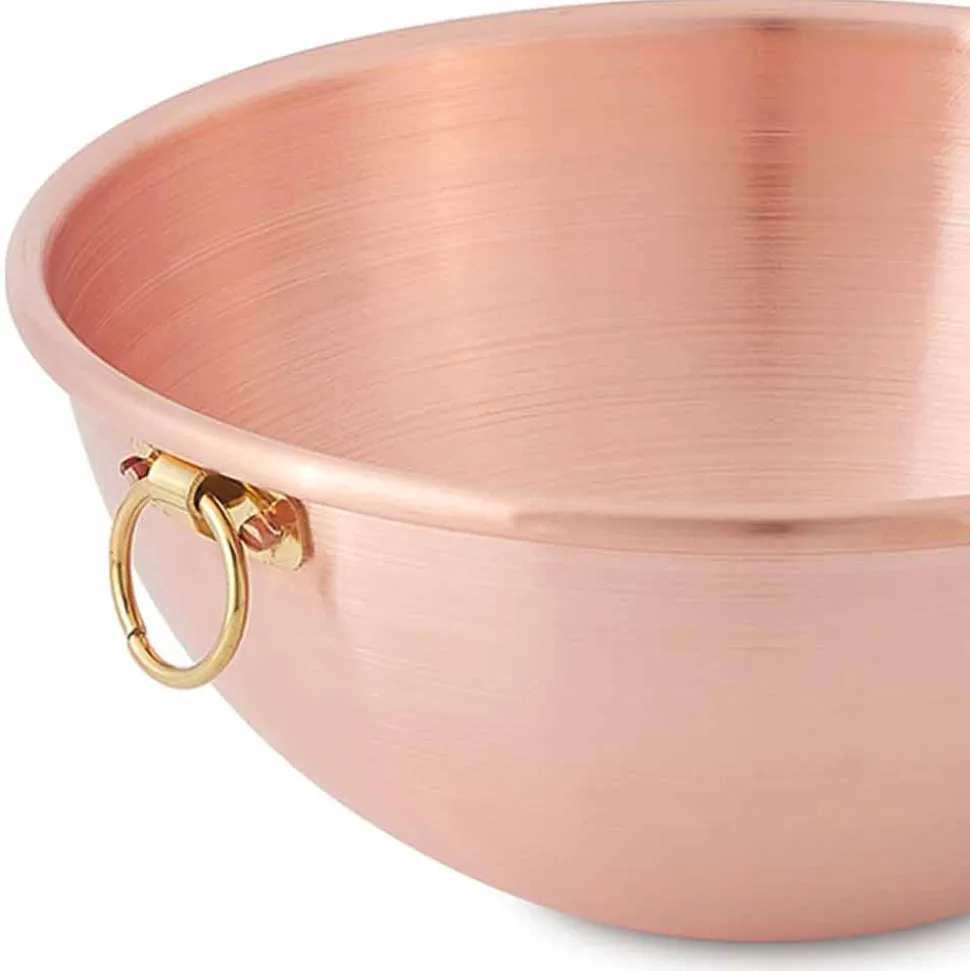 Bastardella Semisferica in Rame Massiccio con Anello 30 cm - Giampiero