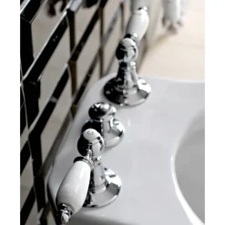 Batteria Bidet 3 Fori con Erogazione Interna in Ottone Made in Italy- Noriana