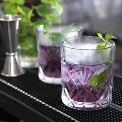 Bicchiere Double Old Fashioned, Stile Vintage Eco Cristallo 12 Pezzi - Cantabile