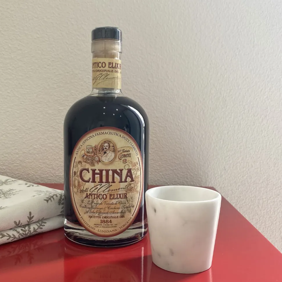 Bicchiere Grappa di Design in Marmo Bianco di Carrara Made in Italy - Fergie