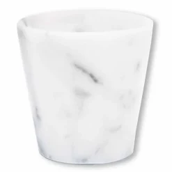 Bicchiere Grappa di Design in Marmo Bianco di Carrara Made in Italy - Fergie