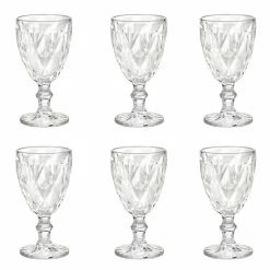 Bicchieri Calici Vino Colorati in Vetro di Design Moderno 12 Pezzi - Timon