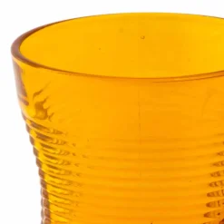 Bicchieri da Cocktail in Vetro Colorato 12 Pezzi di Design Accartocciato - Sarabi