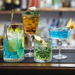 12 Bicchieri Double Old Fashioned Tumbler in Eco Cristallo di Lusso - Destino