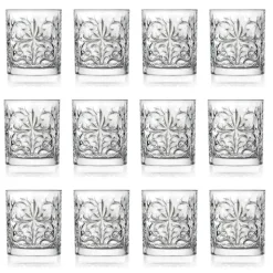 12 Bicchieri Double Old Fashioned Tumbler in Eco Cristallo di Lusso - Destino