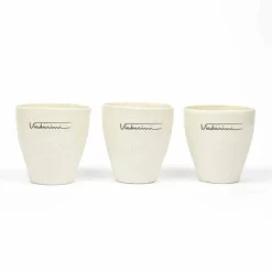 Bicchieri in Porcellana Bianca di Design di Lusso 6 Pezzi Unici - Arcireale