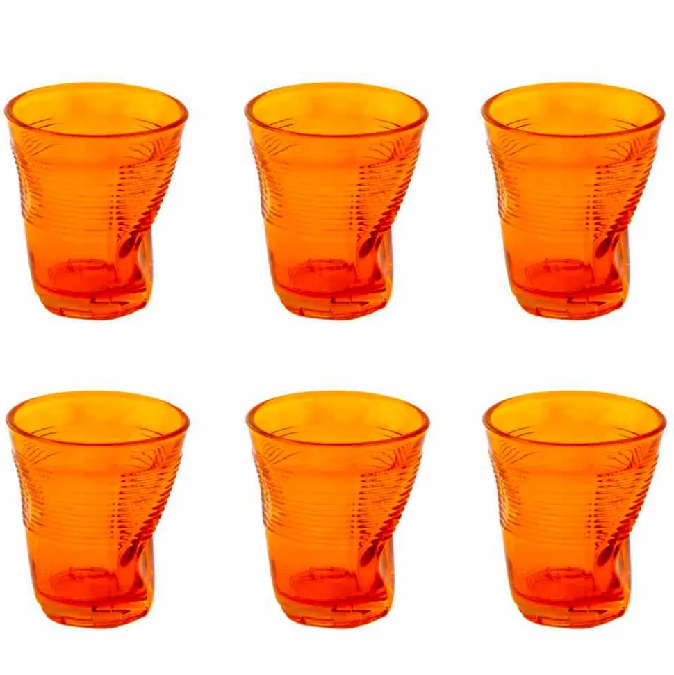Bicchieri per Acqua Moderni in Vetro Colorato 12 Pezzi di Design - Sarabi