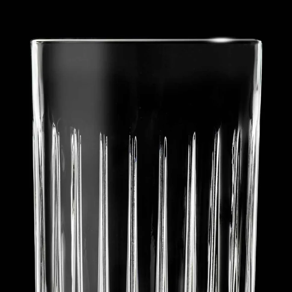 12 Bicchieri Tumbler Alti Highball in Eco Cristallo Decorato - Senzatempo