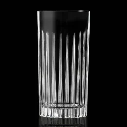 12 Bicchieri Tumbler Alti Highball in Eco Cristallo Decorato - Senzatempo