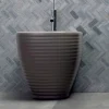 Bidet da Terra in Ceramica Smaltata Bianca o Colorata Trabia