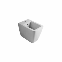 Bidet in ceramica bianco design moderno Sun 55x35 cm made in Italy