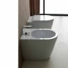 Bidet in ceramica 57x37cm design moderno Sun, made in Italy