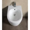 Bidet Monoforo a Terra in Ceramica Bianca Resistente e Design Moderno - Aster