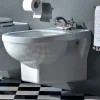 Bidet Monoforo Vintage Sospeso in Ceramica Bianca Made in Italy – Marwa