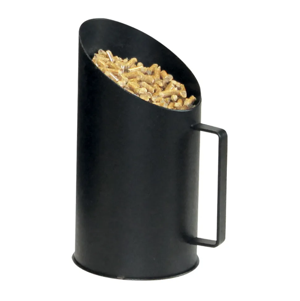 Brocca per Dosare il Pellet con Manico in Metallo Made in Italy - Yurt