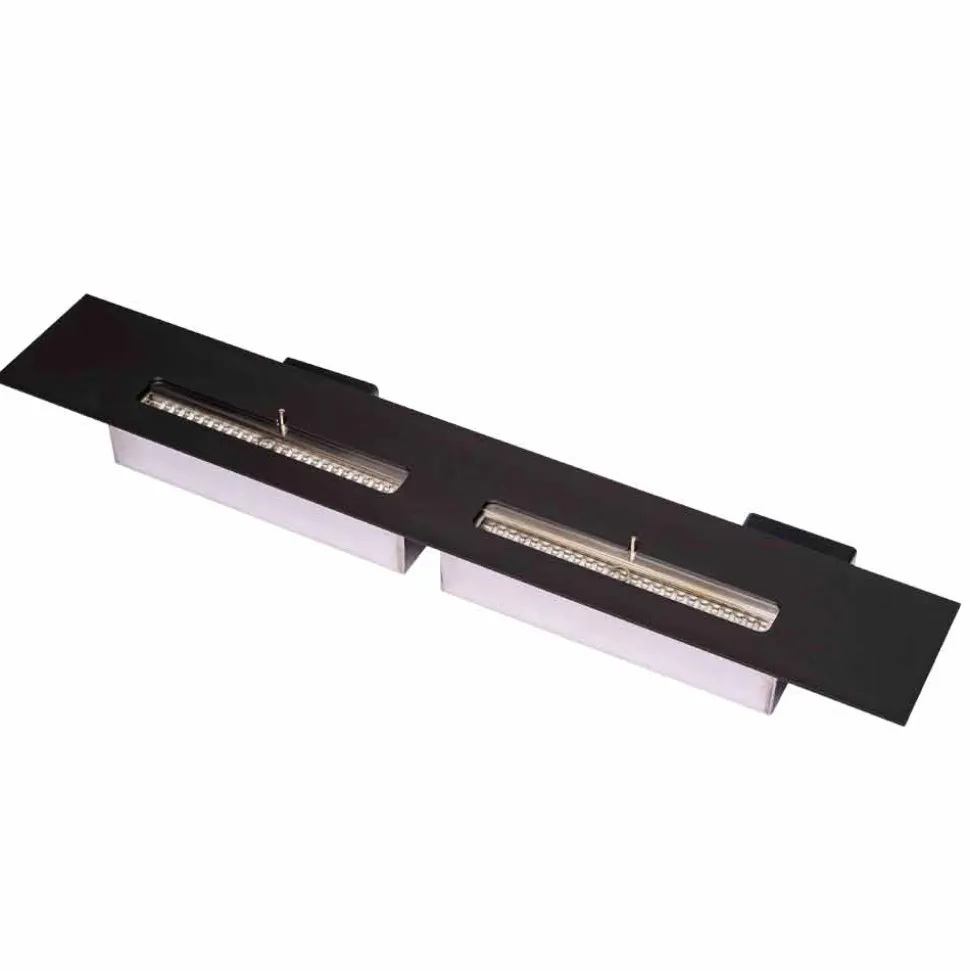 Bruciatore Bioetanolo in Acciaio Inox per Camino Lineare Made in Italy - Brandon