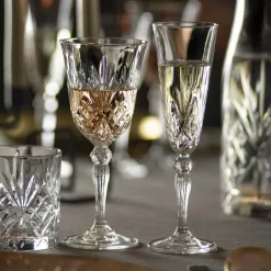 Calice Flute Bicchiere in Cristallo Ecologico per Champagne 12 Pezzi - Cantabile