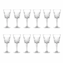 Calici da Vino e Cocktail di Lusso Design in Cristallo Eco 12 Pezzi - Senzatempo
