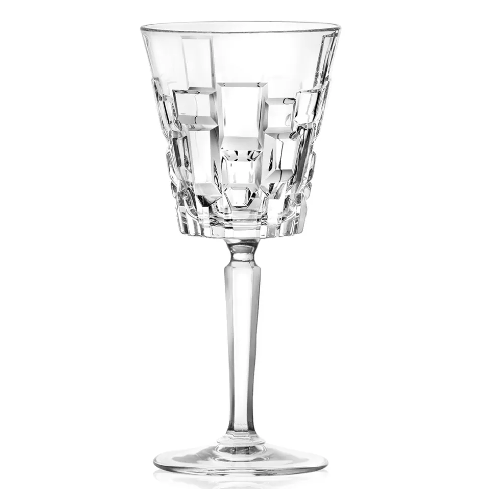 Calici da Vino o Acqua in Eco Cristallo Decorato Lusso 12 Pezzi - Catania