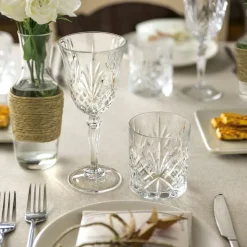 12 Calici Vino, Acqua, Cocktail in Cristallo Ecologico Stile Vintage - Cantabile