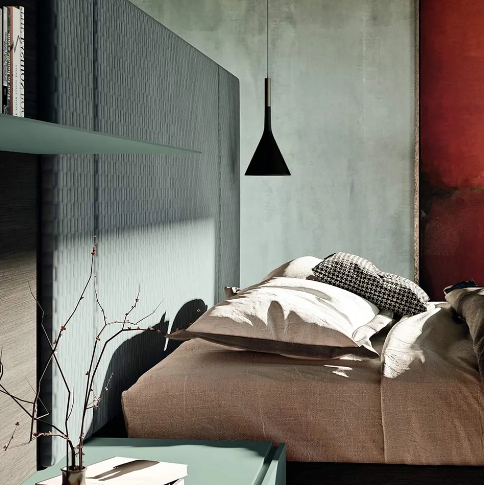 Camera da Letto a 7 Elementi Arredamento Realizzato in Italia - Rubino