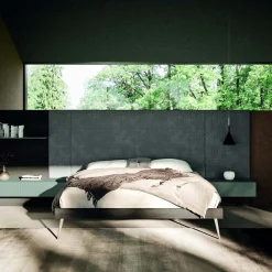 Camera da Letto a 7 Elementi Arredamento Realizzato in Italia - Rubino