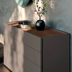 Camera da Letto a 4 Elementi Design Moderno Realizzato in Italia - Elettrica