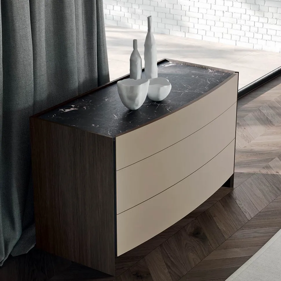 Camera da Letto a 4 Elementi Stile Moderno Realizzata in Italia - Calimero