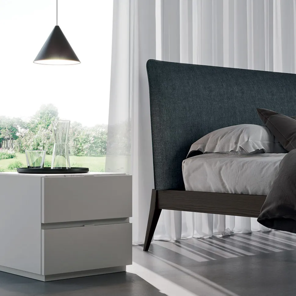 Camera da Letto a 7 Elementi Stile Moderno Arredamento Made in Italy - Polinesia
